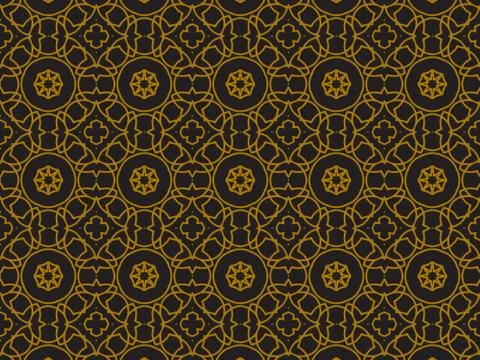 Pattern Gold Stock Illustration