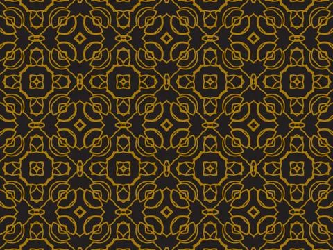 Pattern Gold Stock Illustration