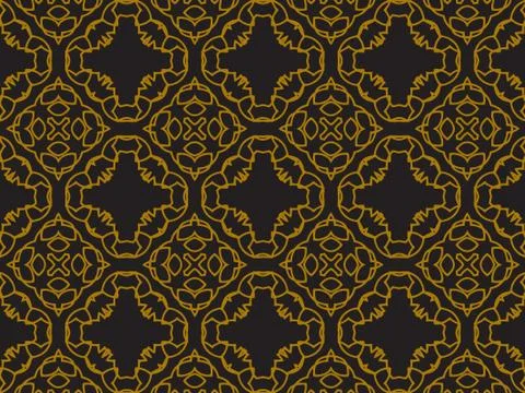Pattern Gold Stock Illustration