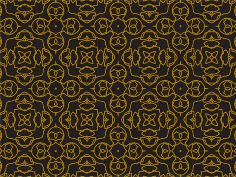 Pattern Gold Stock Illustration