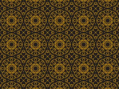 Pattern Gold Stock Illustration