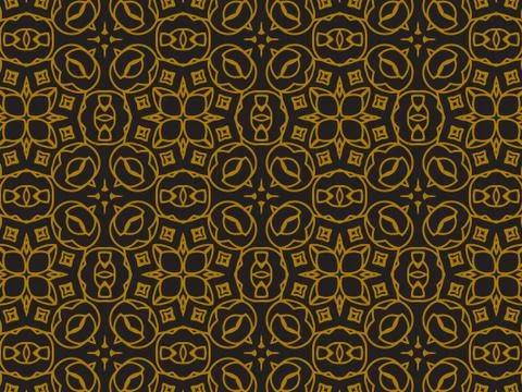Pattern Gold Stock Illustration