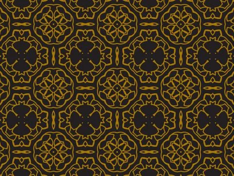 Pattern Gold Stock Illustration