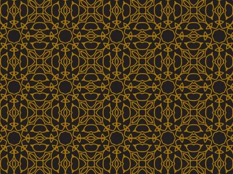 Pattern Gold Stock Illustration