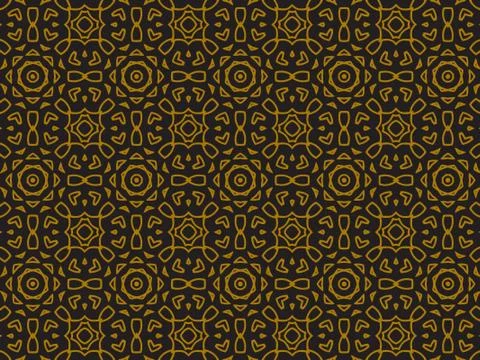 Pattern Gold Illustrazione stock