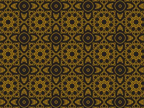 Pattern Gold Stock Illustration