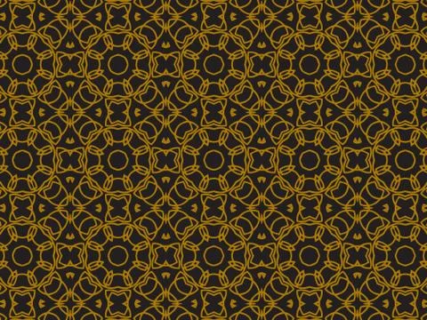 Pattern Gold Illustrazione stock