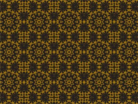 Pattern Gold Stock Illustration