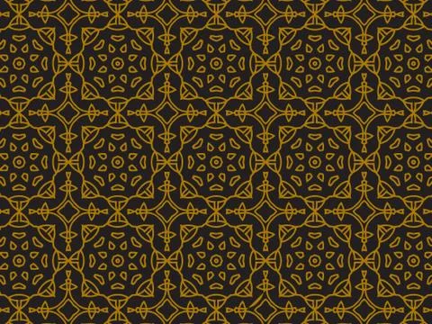 Pattern Gold Stock Illustration