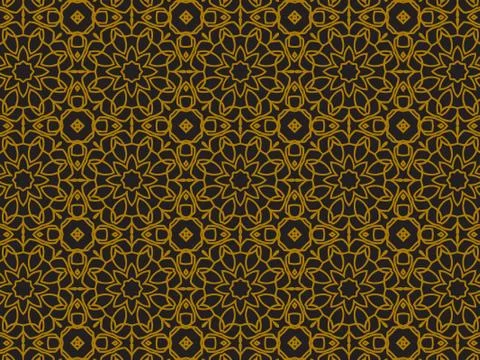 Pattern Gold Stock Illustration