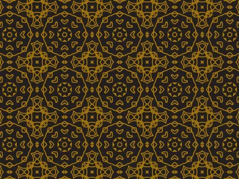 Pattern Gold Stock Illustration