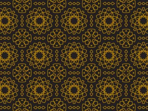 Pattern Gold Stock Illustration