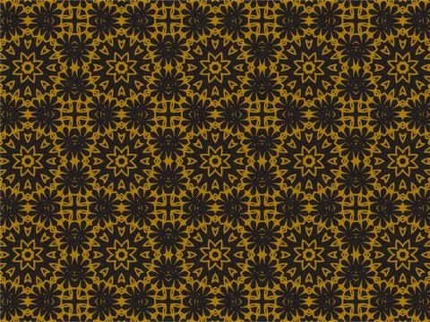 Pattern Gold Stock Illustration