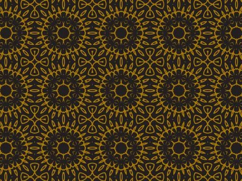 Pattern Gold Stock Illustration