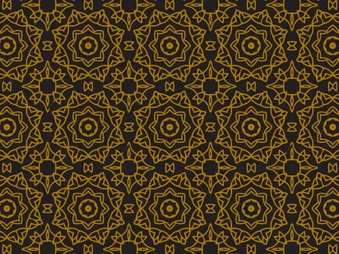 Pattern Gold Stock Illustration