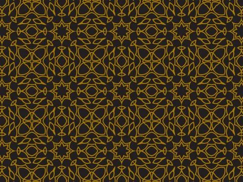 Pattern Gold Stock Illustration