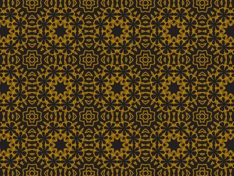 Pattern Gold Stock Illustration