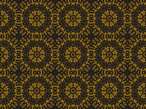 Pattern Gold Stock Illustration