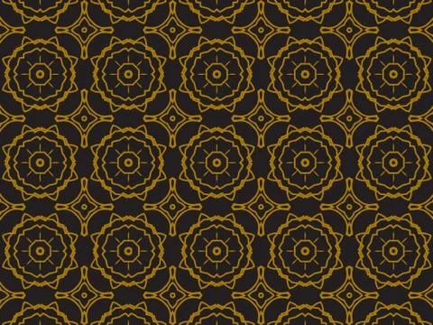Pattern Gold Stock Illustration