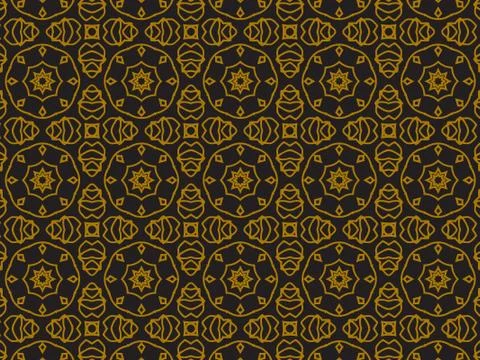 Pattern Gold Stock Illustration