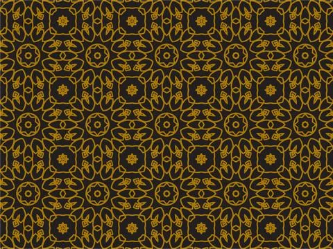 Pattern Gold Stock Illustration