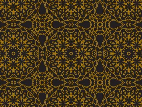 Pattern Gold Stock Illustration