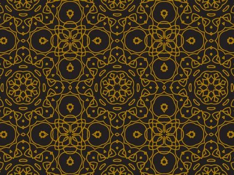 Pattern Gold Stock Illustration