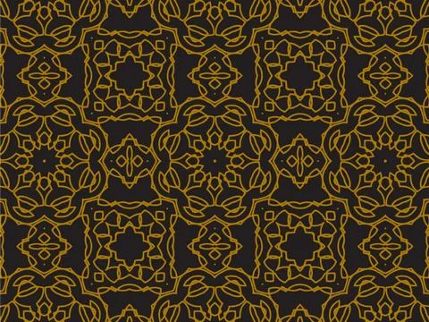 Pattern Gold Stock Illustration