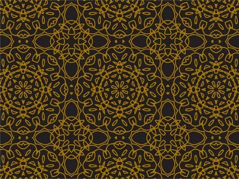 Pattern Gold Stock Illustration