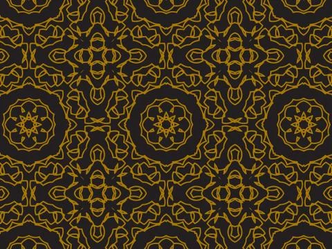 Pattern Gold Stock Illustration