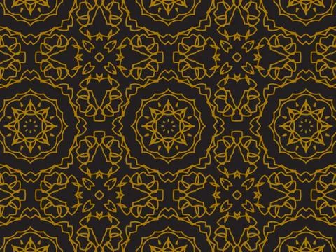 Pattern Gold Stock Illustration