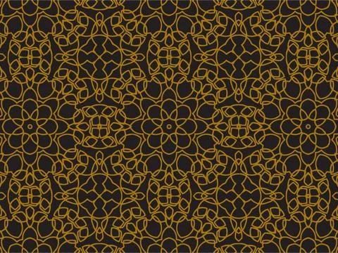 Pattern Gold Stock Illustration