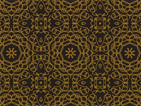 Pattern Gold Stock Illustration