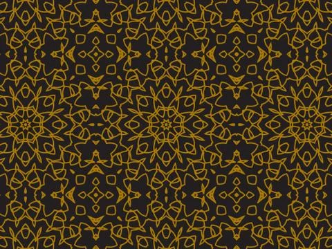 Pattern Gold Stock Illustration