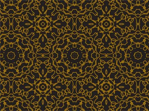 Pattern Gold Stock Illustration