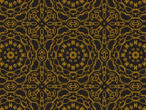 Pattern Gold Stock Illustration