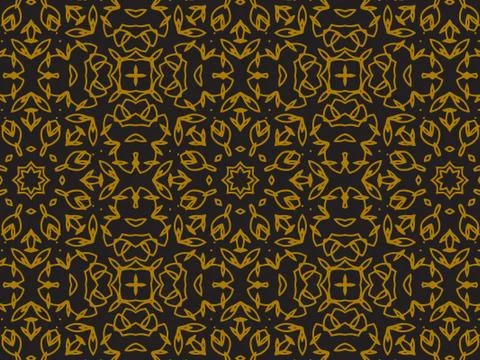 Pattern Gold Stock Illustration