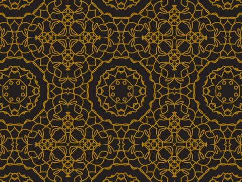 Pattern Gold Stock Illustration