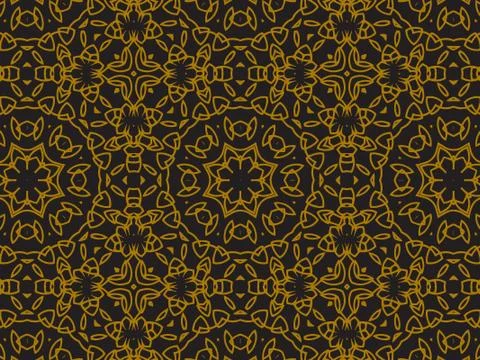 Pattern Gold Stock Illustration