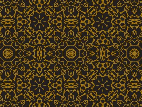 Pattern Gold Stock Illustration