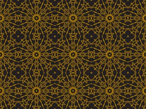 Pattern Gold Stock Illustration