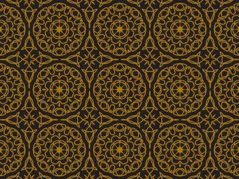 Pattern Gold Stock Illustration