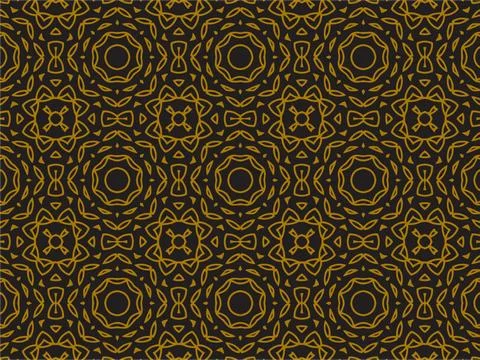 Pattern Gold Stock Illustration