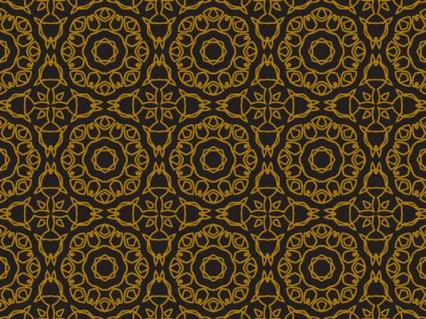 Pattern Gold Stock Illustration