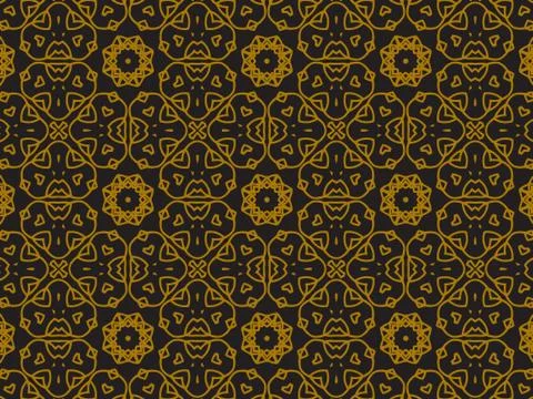 Pattern Gold Stock Illustration