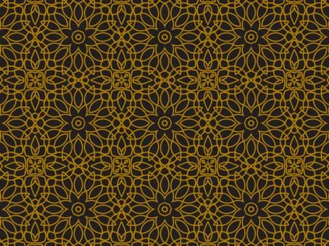 Pattern Gold Stock Illustration