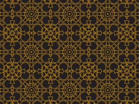 Pattern Gold Stock Illustration