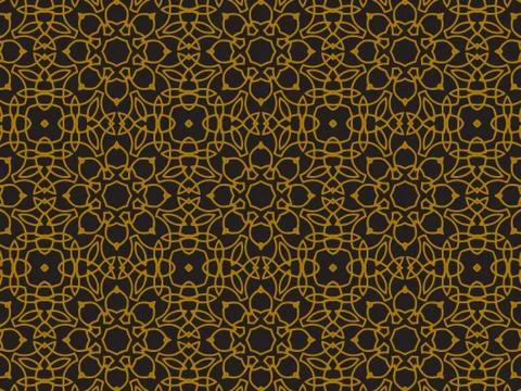 Pattern Gold Stock Illustration