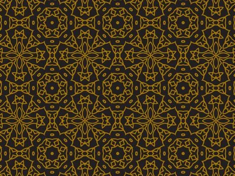 Pattern Gold Stock Illustration