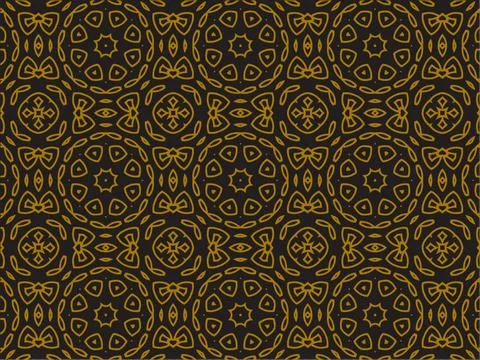 Pattern Gold Stock Illustration